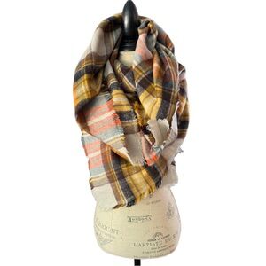 Shiraleah ‘Anya' Plaid Oversize
Square Scarf